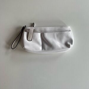 Vintage Womens Unbranded White Clutch Purse